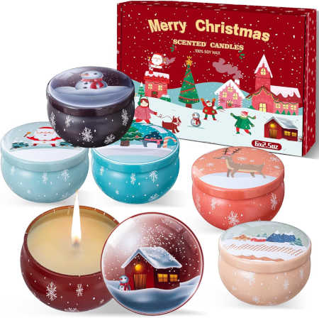 Velas Aromáticas de Navidad